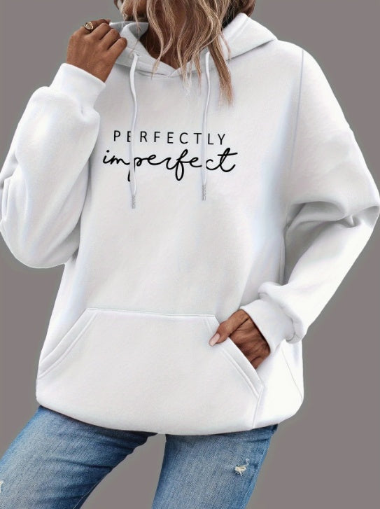 Perfectly Imperfect Hoodie for Women – Inspirational Oversized Sweatshirt | Cozy Motivational Hoodie Czech Republic