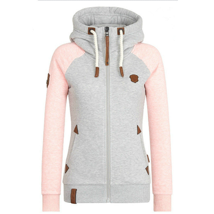 Contrast Hooded Sweatshirt