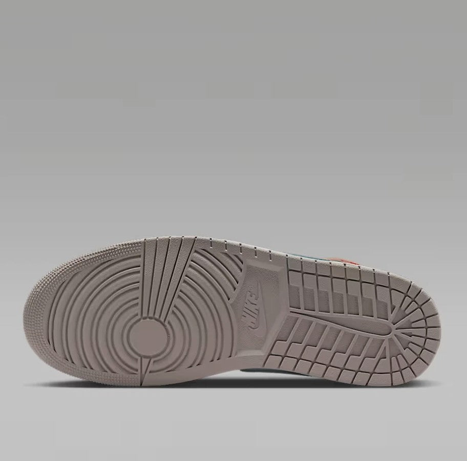 Jordan 1 Mid "HEMP FIRE"