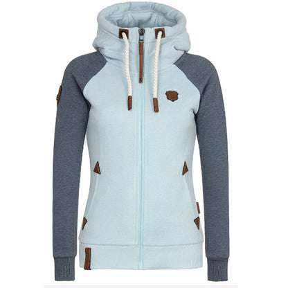 Contrast Hooded Sweatshirt