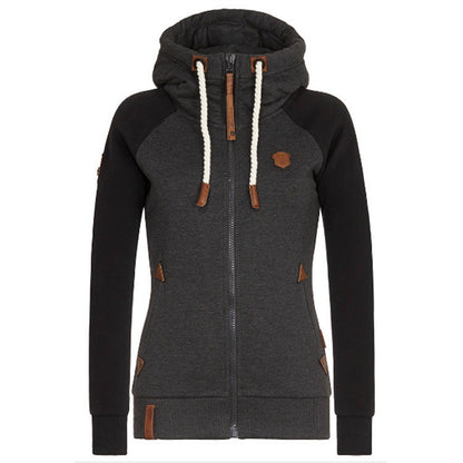 Contrast Hooded Sweatshirt