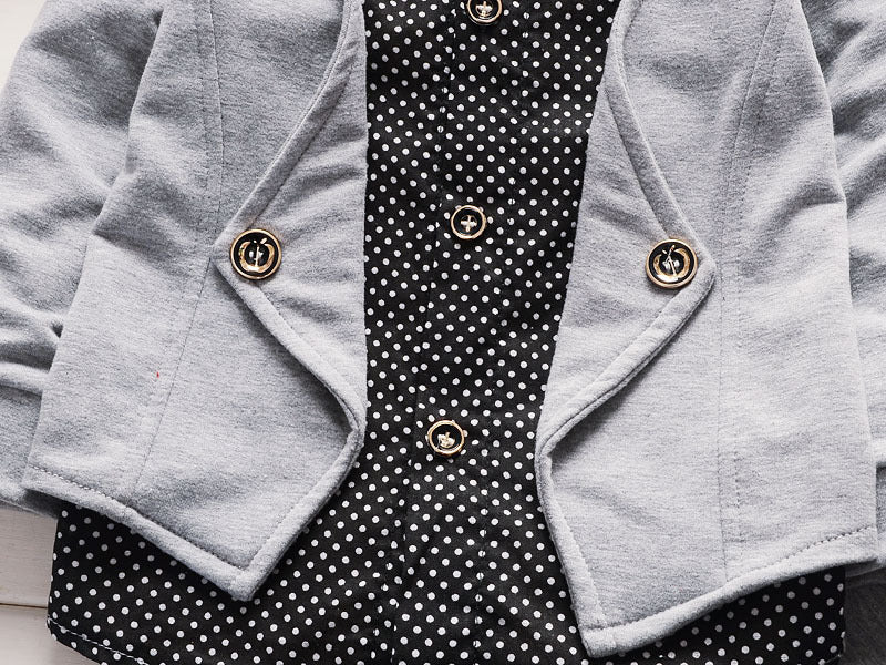 Toddler Boys Casual Suit Set Boys Clothes Set Printed Suit Infant Boys Children Clothing Set