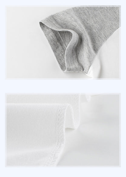 Children's Short Sleeve T-shirt Solid Color Advertising Shirt