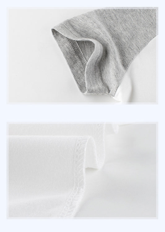 Children's Short Sleeve T-shirt Solid Color Advertising Shirt