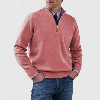 Men's Stand Collar Sweater