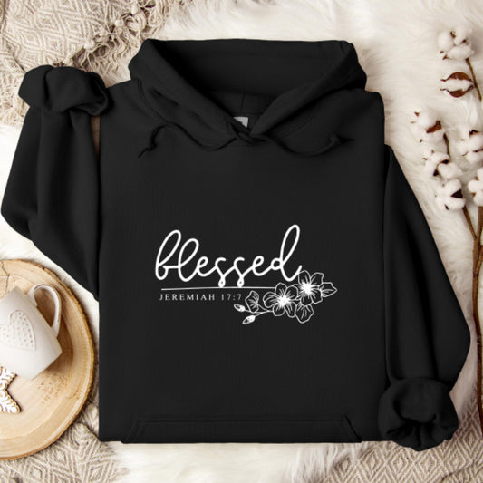 Blessed Jeremiah 17:7 Inspirational Hoodie