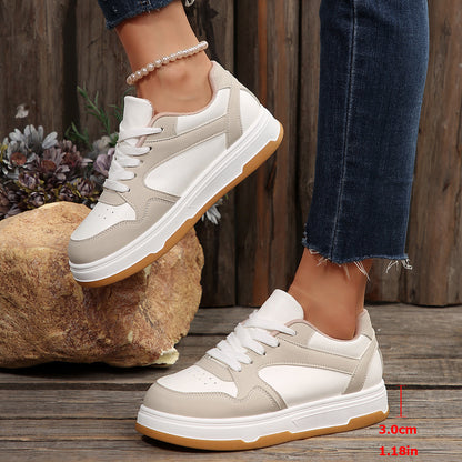 Women's Korean-style Thick-soled Casual Sneakers