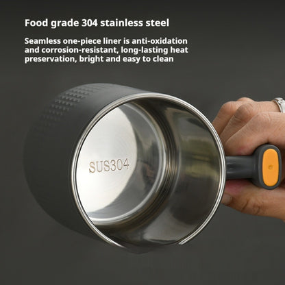 New Double-layer Stainless Steel Liner Mug With Lid Anti-scald Cup Office Tumbler