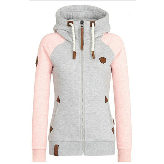 Contrast Hooded Sweatshirt