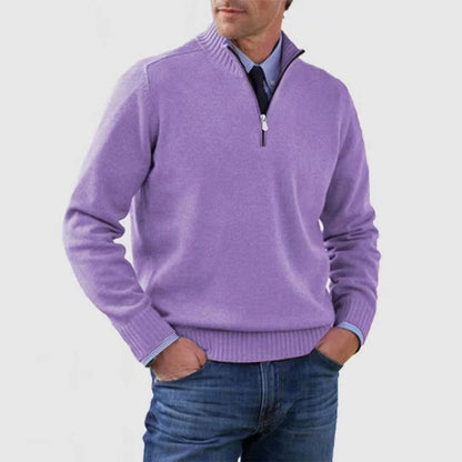 Men's Stand Collar Sweater