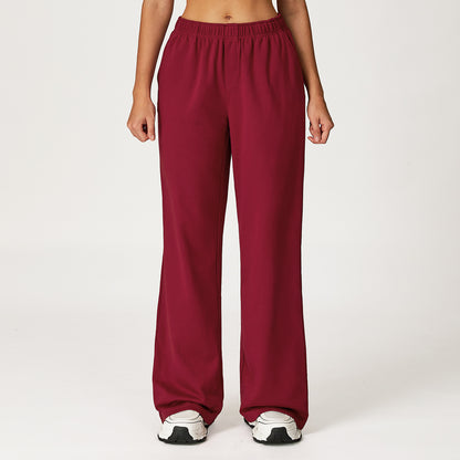 High Waist Long Wide-Leg Pants