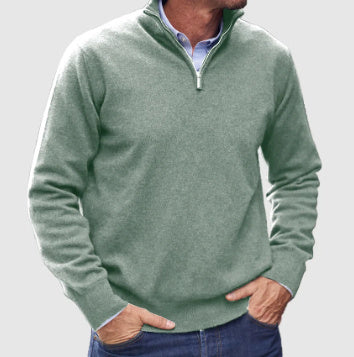 Men's Stand Collar Sweater