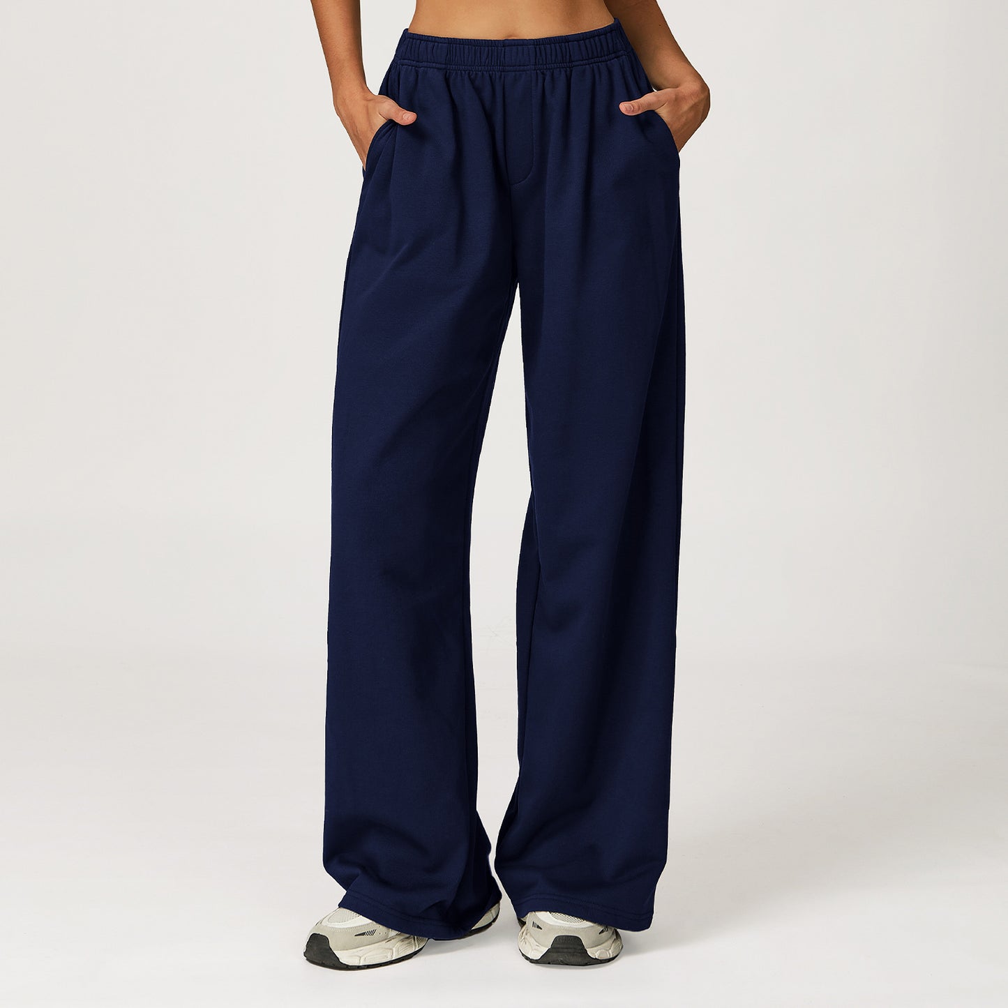 High Waist Long Wide-Leg Pants