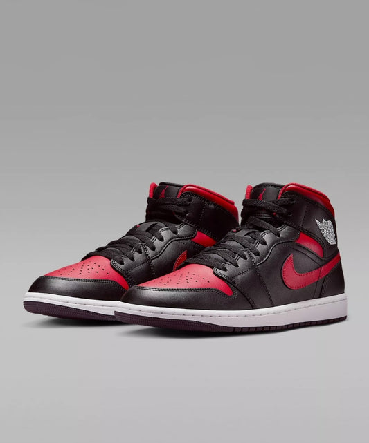 Jordan 1 Mid "Bred Twist"