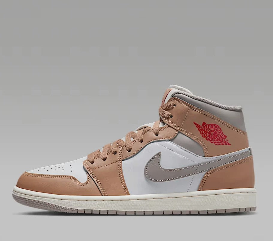 Jordan 1 Mid "HEMP FIRE"