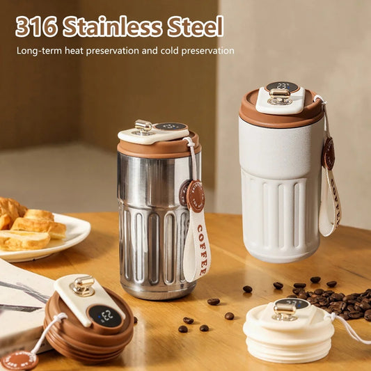 Thermal Bottle Coffee Mug Smart Digital | Stainless Coffee Mug | Insulated