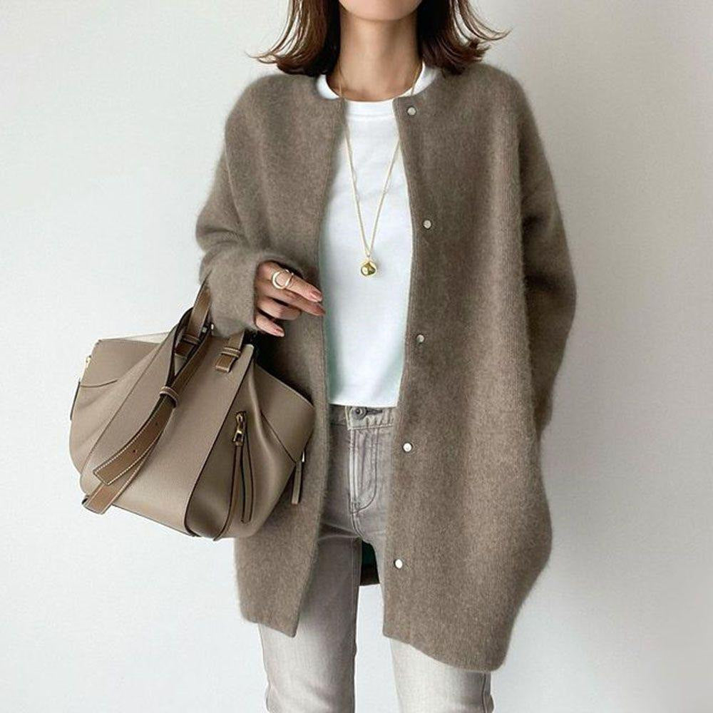 Women’s Fashion Solid Color Cardigan