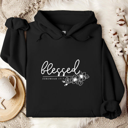 Blessed Jeremiah 17:7 Inspirational Hoodie