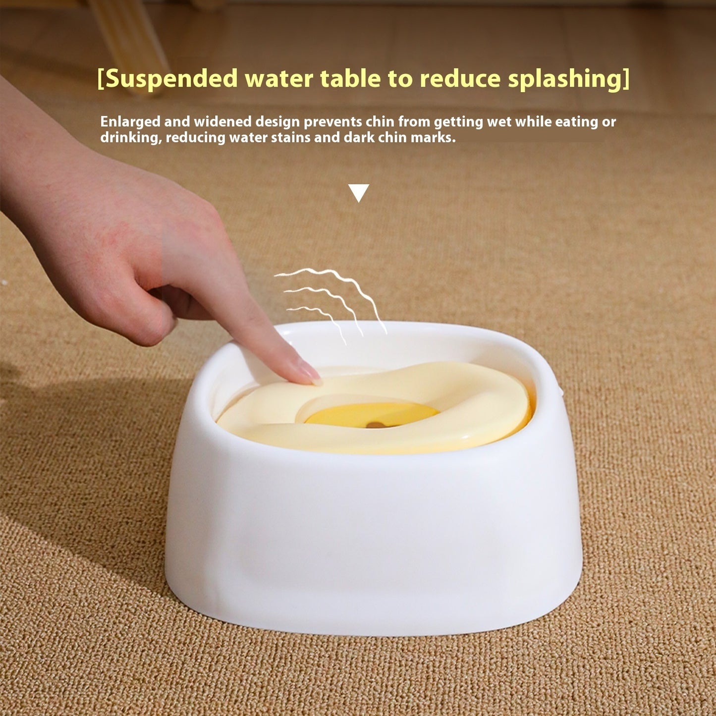 Anti-tumble Dog Keep Dry Mouth Floating Bowl