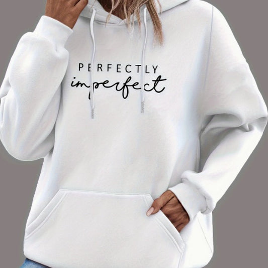 Perfectly Imperfect Hoodie for Women – Inspirational Oversized Sweatshirt | Cozy Motivational Hoodie Czech Republic