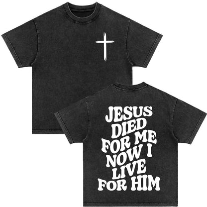An Sngth Bible Verse Retro Washed T-shirt
