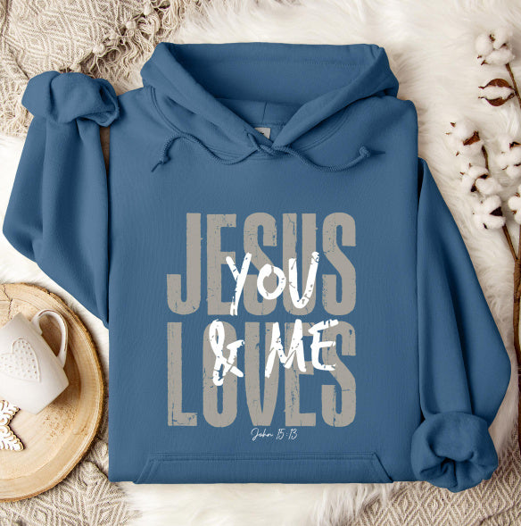 Hooded Pullover Leisure Loose Printed Sweater