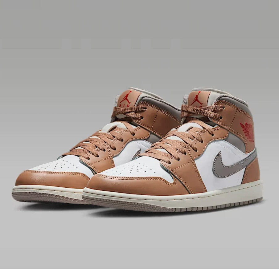 Jordan 1 Mid "HEMP FIRE"